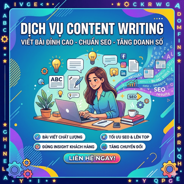 Dịch vụ viết content chuẩn SEO, hỗ trợ tăng thứ hạng dễ dàng